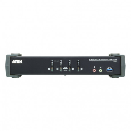 ATEN 4-port 4K DisplayPort KVMP USB3.0, audio