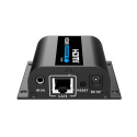 PremiumCord HDMI extender 50m , over one LAN cable Cat6/6a/7, loop-out PremiumCord HDMI extender 50m , over one LAN cable Cat6/6a/7, loop-out