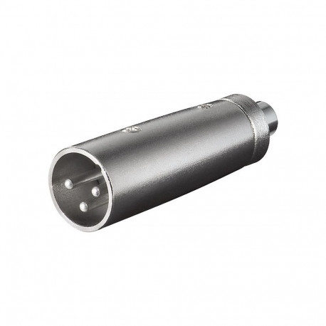 PremiumCord XLR microphone adapter, XLR male to CINCH female