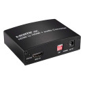 PremiumCord HDMI 4K Audio extractor, outputs: stereo jack, SPDIF Toslink, RCA