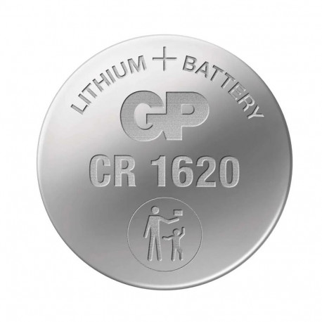 GP Lithium battery CR1620 (DL1620), 3V, 1 pc