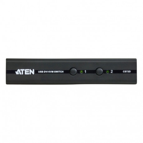 ATEN 2-port DVI KVM USB audio 2.1, cables
