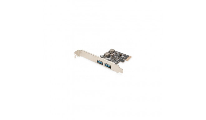 DIGITUS USB 3.0, 2-Port, PCI Express Add-On card, 2 Ports A/F; 1x LP bracket, NEC UPD720202 chipset
