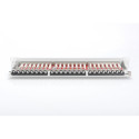 DIGITUS Patch panel, Cat6A 19" 24xSTP RJ45, 1U