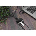 DIGITUS USB 2.0 4-Port Hub with power 5V/2A black
