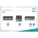 DIGITUS USB 2.0 4-Port Hub with power 5V/2A black