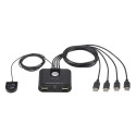 ATEN 2-Port USB 2.0 Peripheral Switch 4:4  US424