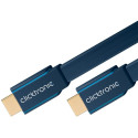 ClickTronic HQ OFC cable HDMI male  HDMI male, gold plated, HDMI High Speed with Ethernet, flat, 3