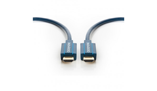 ClickTronic HQ OFC cable HDMI male  HDMI male, gold plated, HDMI High Speed with Ethernet, 3D, 3m