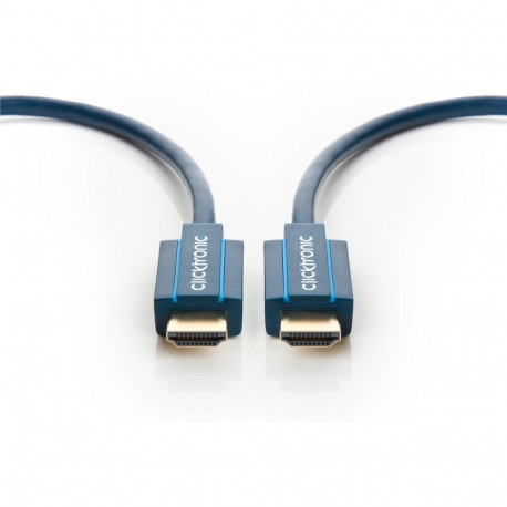 ClickTronic HQ OFC cable HDMI male  HDMI male, gold plated, HDMI High Speed with Ethernet, 3D, 0.5