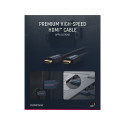ClickTronic HQ OFC cable HDMI male  HDMI male, gold plated, HDMI High Speed with Ethernet, 3D, 1.5