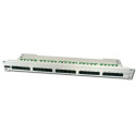 DIGITUS CAT3 ISDN patch panel, unshielded, 25-port RJ45, 8P4C, LSA, 1U, Rack Mount Color grey RAL 70