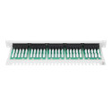 DIGITUS CAT3 ISDN patch panel, unshielded, 50-port RJ45, 8P4C, LSA, 1U, Rack Mount Color grey RAL 70