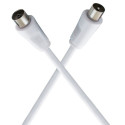 PremiumCord TV connection cable M/F 75 Ohm 15m
