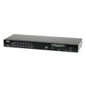 ATEN 16-port KVM USB+PS/2, OSD, rack 19" CS-1716i + OverNET konzole