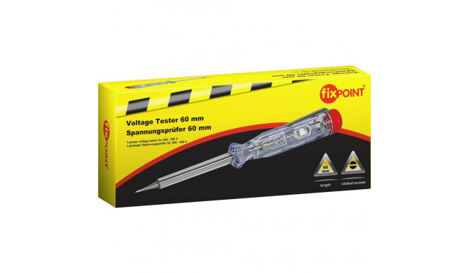 fixPOINT Voltage tester 200 - 250 voltlength 60 mm ; with CE und GS