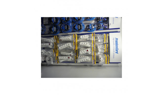 PremiumCord Multiplug 230V white 3x2,5A