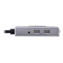 ATEN 2-port DVI KVMP USB2.0, mini, audio, 1.2m cables