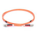 DIGITUS Fiber Optic Patch Cord, LC to LC Multimode 50/125 µ, Duplex Length 3m