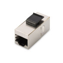 DIGITUS CAT6 Modular Coupler, shieldedRJ45 to RJ45 For panel connection