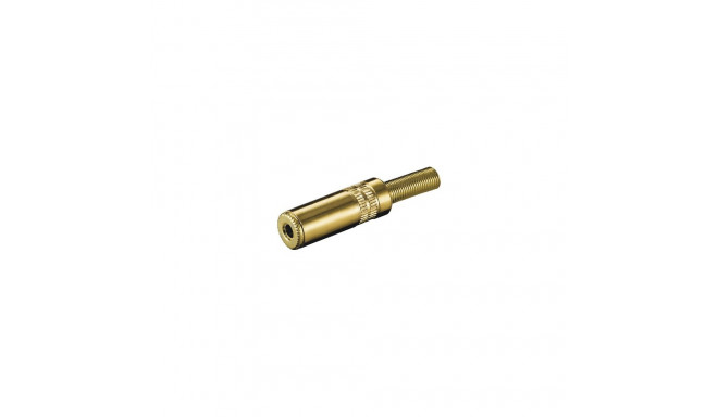 Connector Stereo jack 3,5mm F gold plated