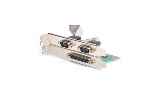DIGITUS PCI Express card 2xCOM+1xLPT