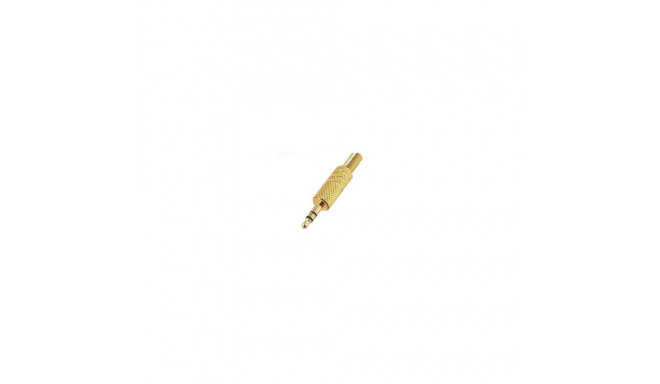 Connector Stereo jack 3,5mm M gold plated