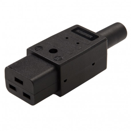 Power connector 230V/F 16A C19, IEC60320