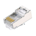 PremiumCord pistik RJ 45 varjestatud