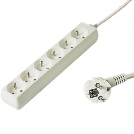 PremiumCord Power Strip 230V 10m 6 outlets