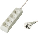 PremiumCord Extension power cord 230V 10m 4 outlets