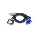 ATEN 4-port KVM PS/2 mini, audio, 1.2m cables