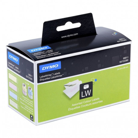 DYMO Sildid 28 x 89 mm / 4 värvi (99011 / S0722380)