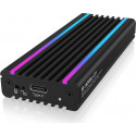 ICY BOX IB-1824ML-C31, drive housing (black, RGB lighting)