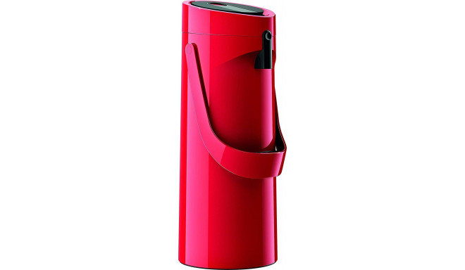 Emsa PONZA pump vacuum jug 1.9 liters (red (glossy), Comfort Press)