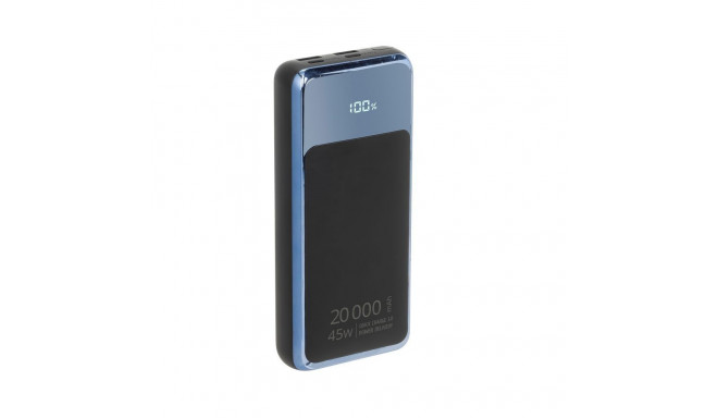 RIVACASE Power Bank 20000 mAh QC/PD 45W LCD for Laptop Black