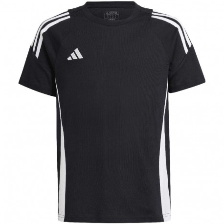 Koszulka dla dzieci adidas Tiro 24 Sweat Tee czarna IJ9953 116cm