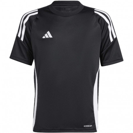 Koszulka dla dzieci adidas Tiro 24 Jersey czarna IJ7674 152cm