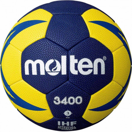 Piłka ręczna Molten H3X3400 NB granatowo-żółta 3