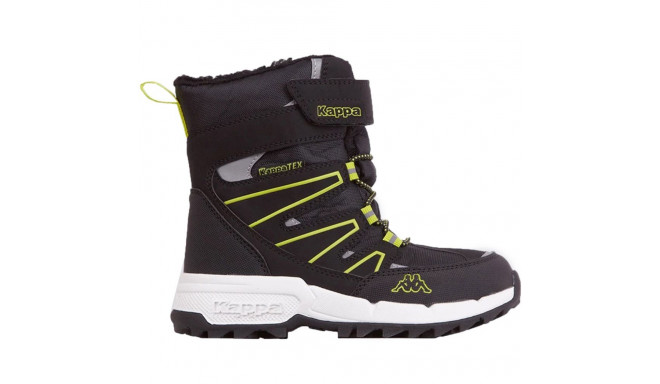 Buty dla dzieci Kappa Floki Tex czarno-limonkowe 260975K 1133 33