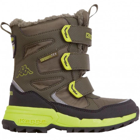 Buty dla dzieci Kappa Vipos Tex zielono-czarne 260902K 3133 32