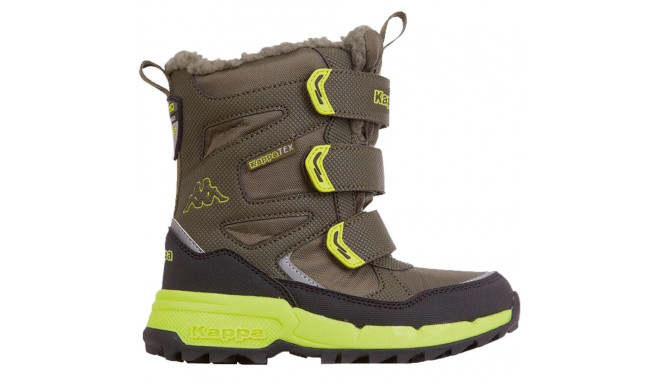 Buty dla dzieci Kappa Vipos Tex zielono-czarne 260902K 3133 32