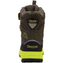 Buty dla dzieci Kappa Vipos Tex zielono-czarne 260902K 3133 32 Buty dla dzieci Kappa Vipos Tex zielono-czarne 260902K 3133 32