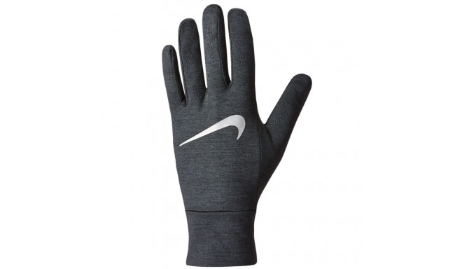 Rękawiczki damskie do biegania Nike Dri-Fit Fleece szare N1002577082 M/L