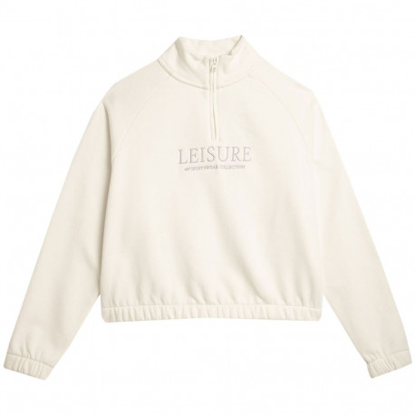 Bluza damska 4F F0718 kremowa 4FAW23TSWSF0718 12S XL