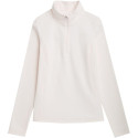 Bluza polarowa damska 4F F031 kremowa 4FAW23UFLEF031 12S 2XL