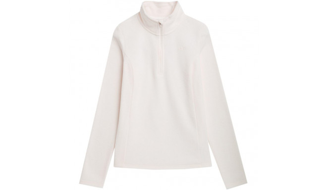 Bluza polarowa damska 4F F031 kremowa 4FAW23UFLEF031 12S 2XL