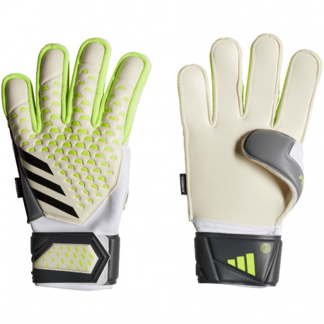 Rękawice bramkarskie adidas Predator Match Fingersave biało-zielone IA0877 11