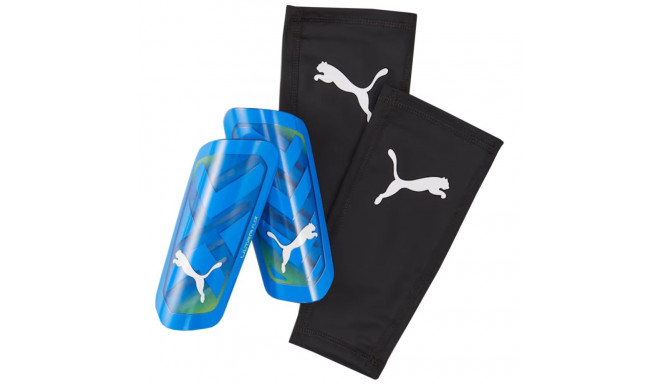 Ochraniacze piłkarskie Puma Ultra Flex Sleeve niebieskie 030871 06 L