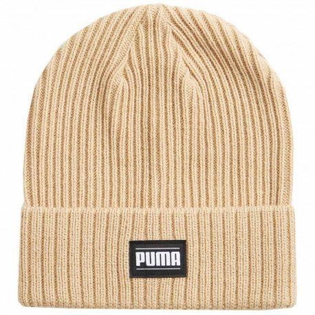 Czapka Puma Ribbed Classic Cuff Beanie beżowa 024038 07 Senior